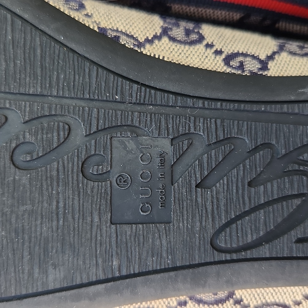 Auth Gucci Logo Flats 8.5 WITH BOX - Picture 12 of 16